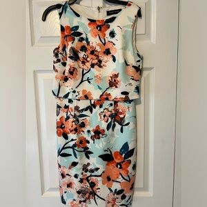 Floral Ivanka Trump formal dress